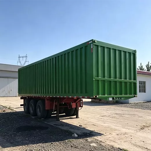 Полуприцеп с расширенным закрытым кузовом